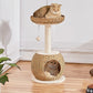 Arbre à chat en rotin