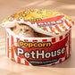 Panier Douillet pour Chats en Forme de Popcorn