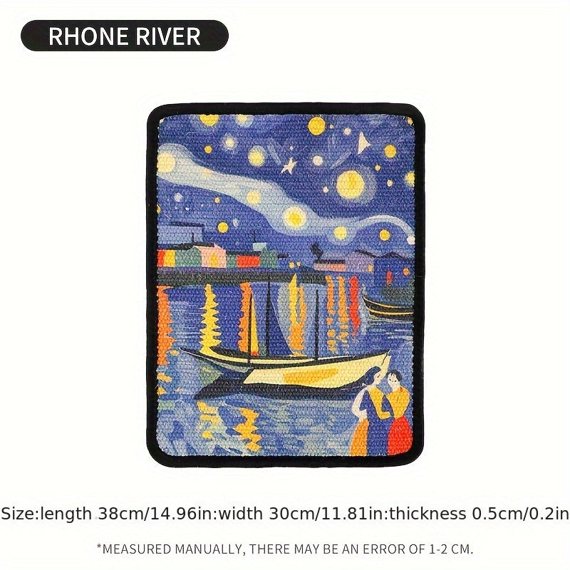 Tapis Griffoir Mural pour Chat Oeuvre d'Art