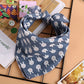Foulard à Pois en Coton pour Chiens et Chats à Nouer