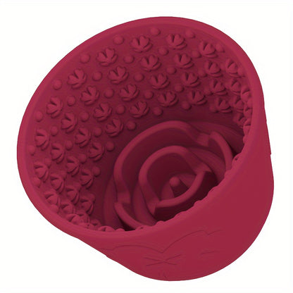 Bol à Lécher Antidérapant avec Ventouse en Silicone pour Chien