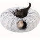 Tunnel et Panier Douillet pour Chats en Peluche, autre visuel