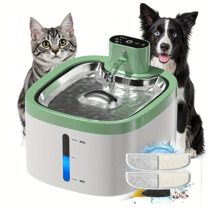 Fontaine à Eau pour Chat avec Détecteur de Mouvement – 3,5L Rechargeable