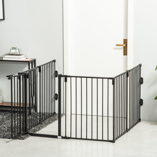 Parc Modulable Sécurisé 6 Panneaux pour Chiens