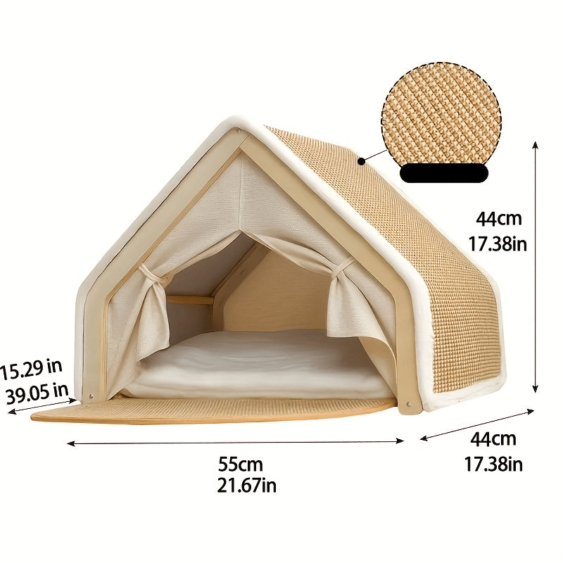 Maison pour chat quatre saisons en polyester
