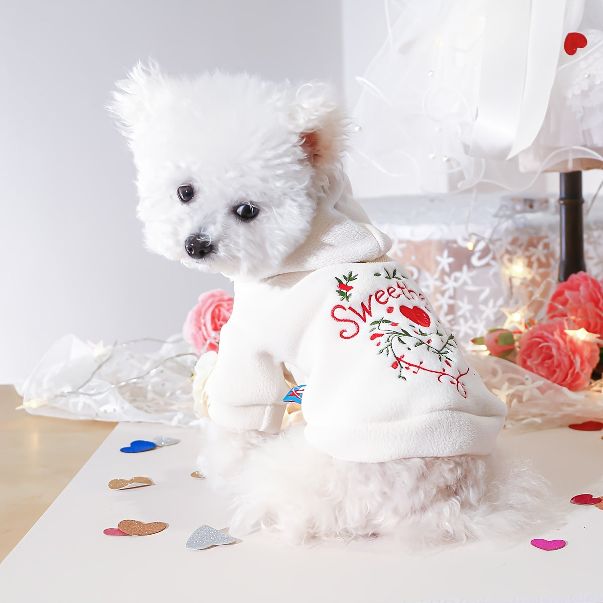 Sweat Sweetheart en Polaire pour Petit Chien