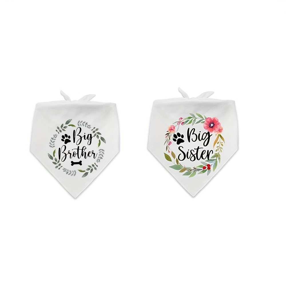 Bandana “Big Brother / Big Sister” pour Chiens