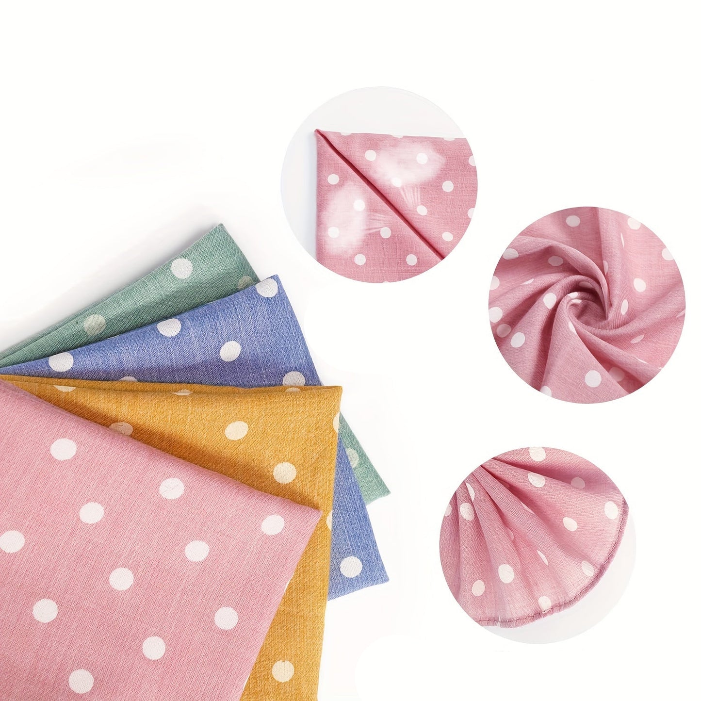 Foulard à Pois en Coton pour Chiens et Chats à Nouer