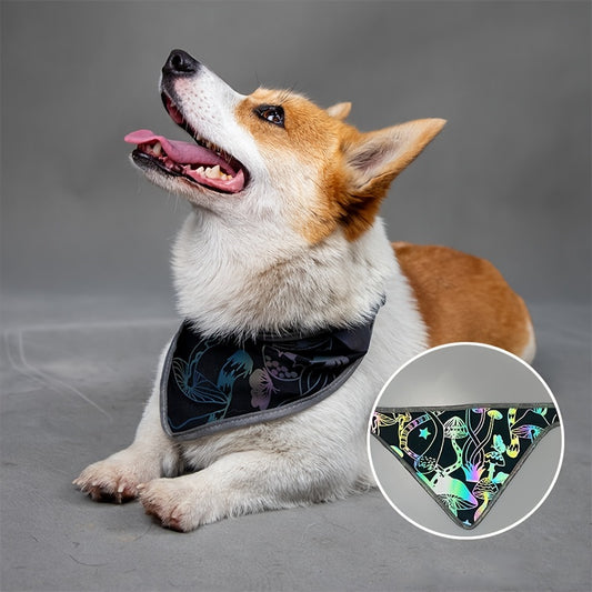Bandana Réfléchissant Fluorescent à Clip pour Chiens et Chats