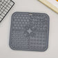 Tapis à Lécher Carré Silicone à Ventouses pour Chien