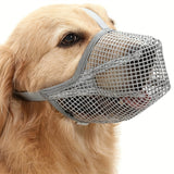 Muselière Souple en Maille Réglable pour Chien