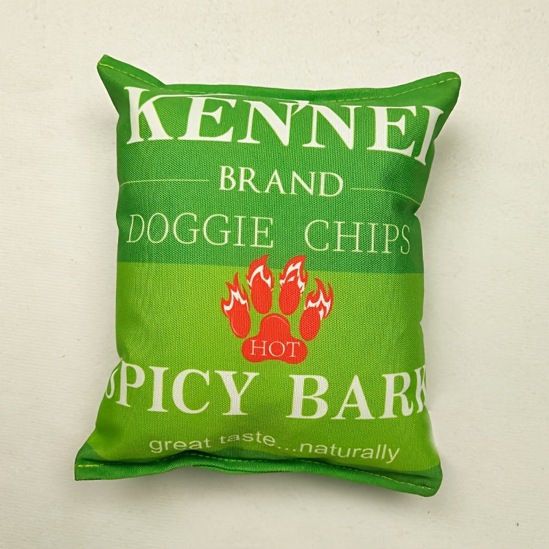 Peluche Chips pour Chiens – Jouet Sonore Sans Piles