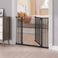 Barrière Métallique Auto-Fermante pour Escalier et Intérieur – 75 à 107 cm
