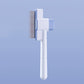 Peigne de Toilettage Auto-Nettoyant pour Chiens et Chats, disponible en bleu ou rose