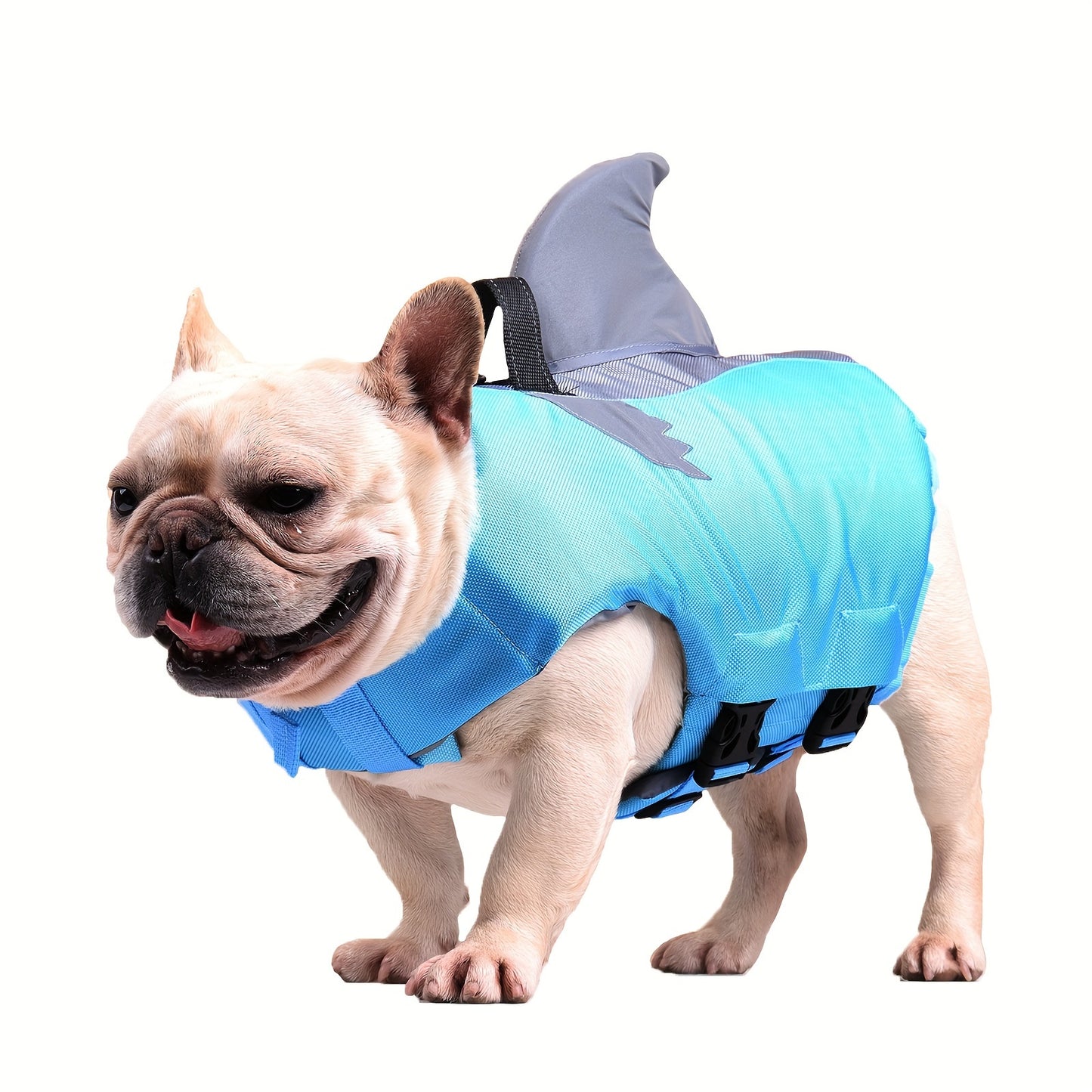 Gilet de Sauvetage Requin Réfléchissant pour Chiens