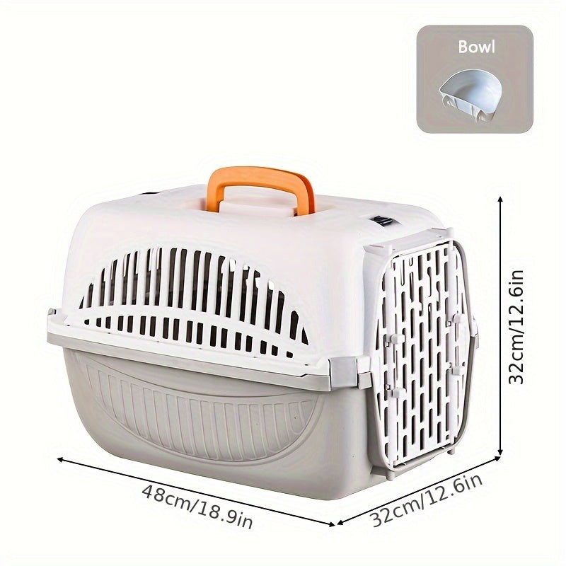 Cage de Transport Aérienne Portable pour Animaux
