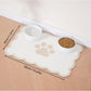 Tapis gamelle absorbant en diatomite pour chien et chat