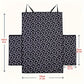 Tapis de Coffre pour Chien – Motif Pattes Noires