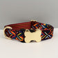 Collier pour Chien à Motif avec Boucle Os Dorée