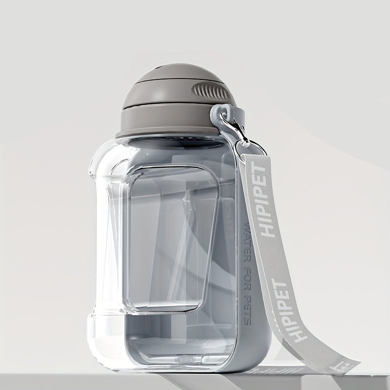 Gourde portable 2-en-1 pour eau et croquettes (1000ml + 300g)