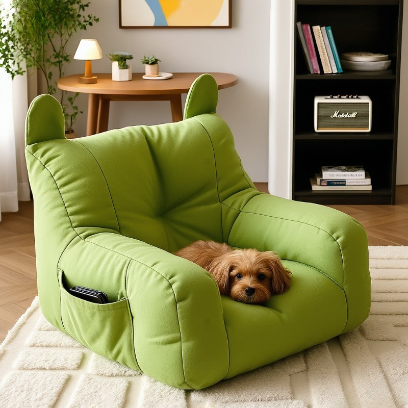 Canapé matelassé pour chien, illustration produit