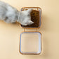 Gamelle Double Surélevée Transparente pour Chats – 15° Inclinée