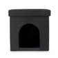 Pouf pour chien noir, visuel produit