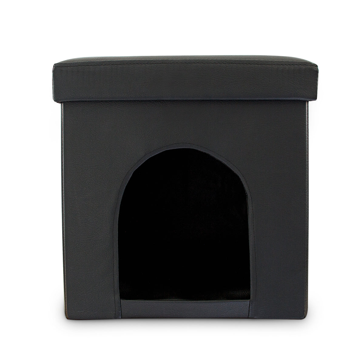 Pouf pour chien noir, visuel produit