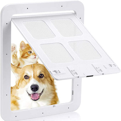 Porte Moustiquaire Verrouillable pour Chien et Chat – Fermeture Automatique