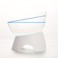 Gamelle Unique Inclinée Transparente Surélevée pour Chats – 13 cm