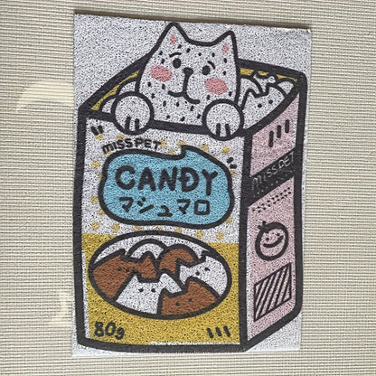 Tapis litière chat : Tapis Japonais Antidérapant pour Chat