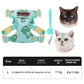 Harnais Imprimé Confortable avec Laisse pour Chats