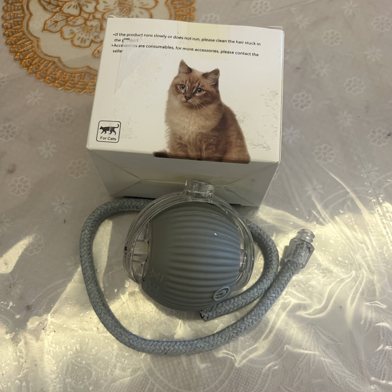 Jouet Balle Automatique Interactif Rechargeable pour Chiens et Chats