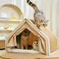 Maison pour chat quatre saisons