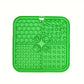 Tapis à Lécher Carré Silicone à Ventouses pour Chien
