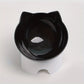 Gamelle Unique Inclinée Transparente Surélevée pour Chats – 13 cm