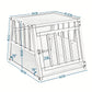Cage de Transport en Aluminium pour Chien