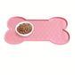 Tapis gamelle en silicone forme os pour chien