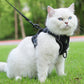 Harnais Réfléchissant et Respirant pour Chat avec Laisse – Confort et Sécurité Extérieure