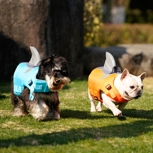 Gilet de Sauvetage Requin Réfléchissant pour Chiens