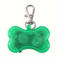 Pendentif lumineux os pour collier de chien