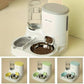 Distributeur Automatique 2-en-1 Nourriture et Eau pour Chats