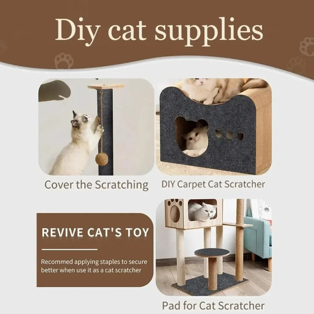 Tapis protecteur universel anti-griffes pour chat – Découpable & adhésif