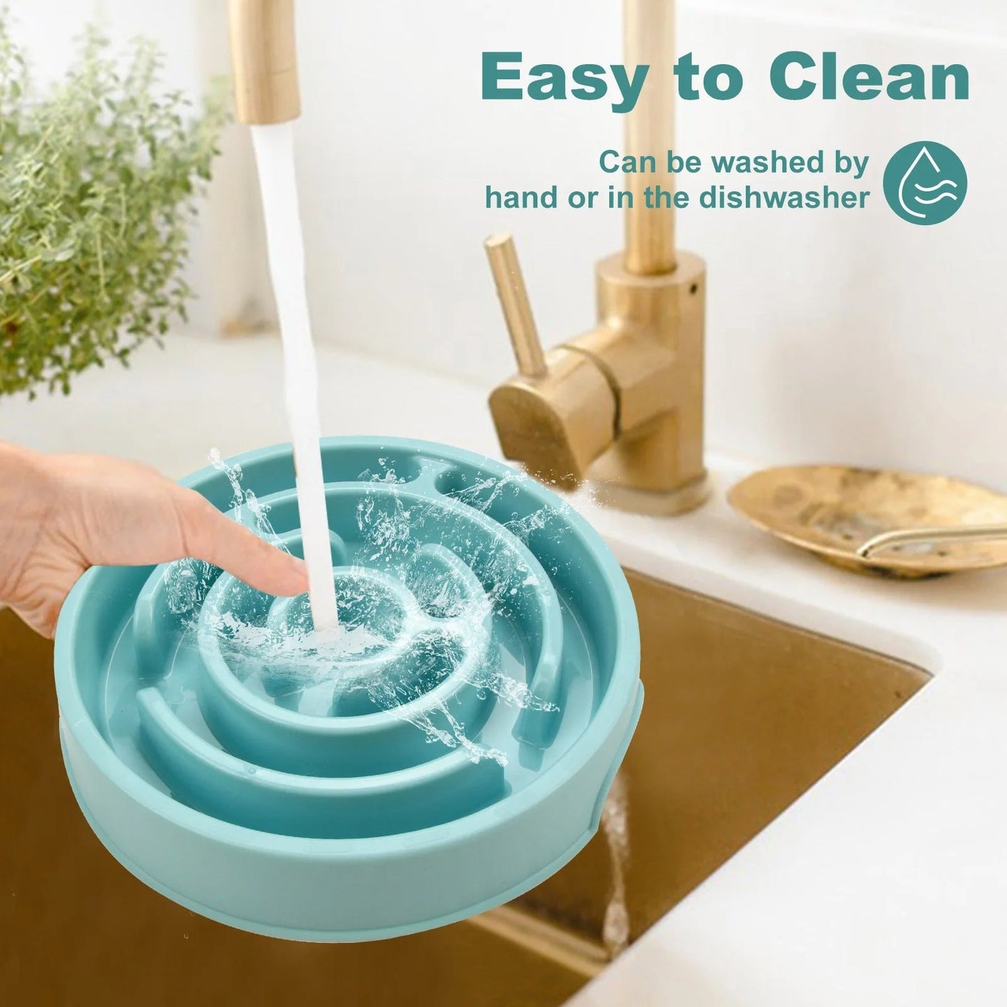 Gamelle Anti-Glouton pour Chien et Chat