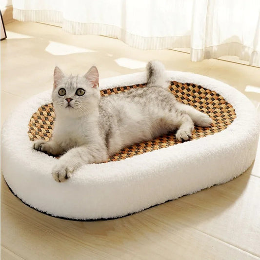 Lit de Luxe pour Chat avec Griffoir – Confort & Bien-Être