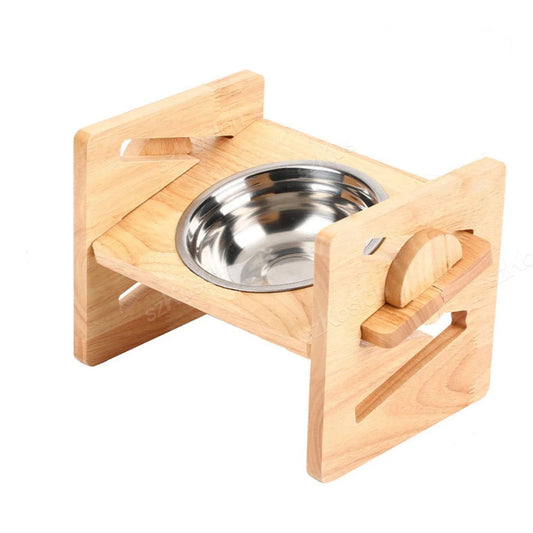 Gamelle Surélevée en Bois – Confort & Digestion Améliorée