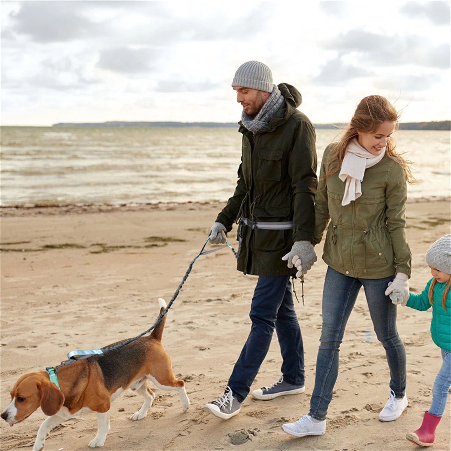 Laisse Mains Libres Course ou Randonnée pour Chien