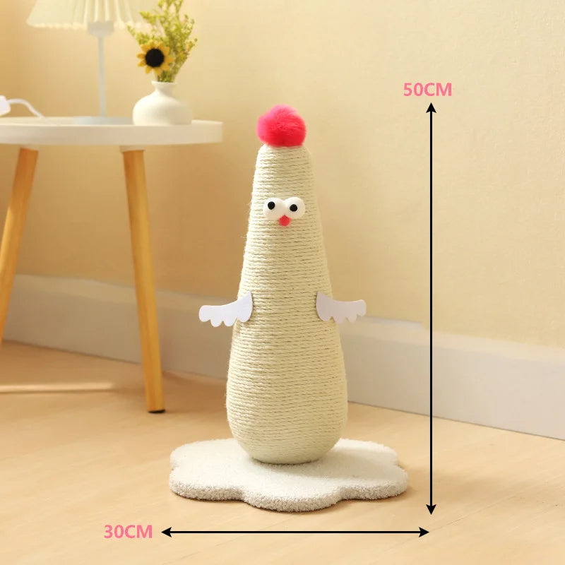 Griffoir Poulet en Sisal – L’Accessoire Ludique et Utile pour Chats