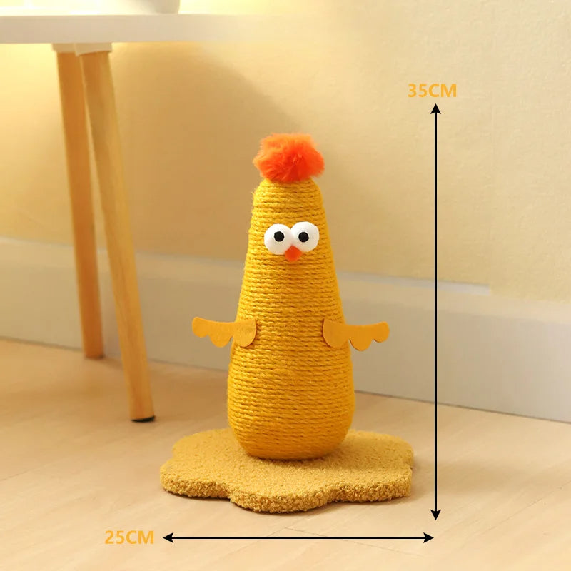 Griffoir Poulet en Sisal – L’Accessoire Ludique et Utile pour Chats